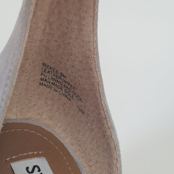 Steve Madden Irenee Gray Suede Block Heels - Like New With Box - Picture 7 of 12